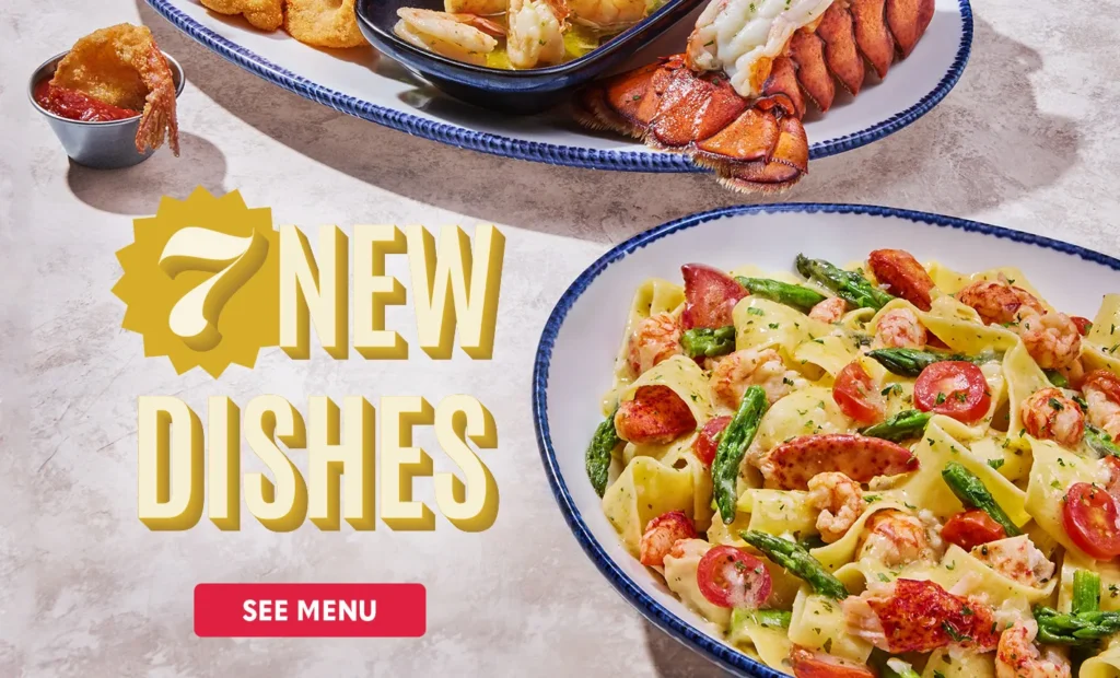 Red Lobster Menu - New Dishes